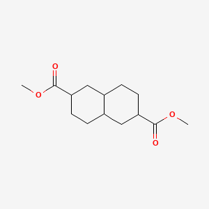 Chemical structure of Dimethyl Decahydro-2,6-naphthalenedicarboxylate