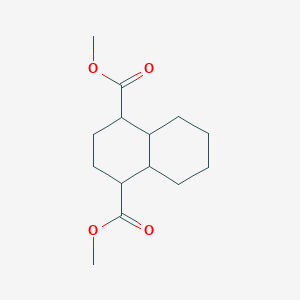 Chemical structure of Dimethyl Decahydro-1,4-naphthalenedicarboxylate