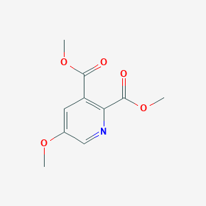 Chemical structure of Dimethyl 5-methoxypyridine-2,3-dicarboxylate