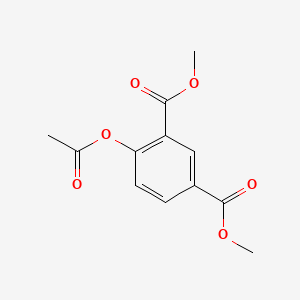 Chemical structure of Dimethyl 4-Acetoxyisophthalate