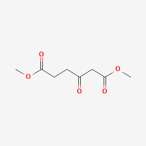 Chemical structure of dimethyl 3-oxoadipate