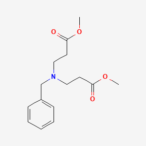 Chemical structure of Dimethyl 3,3'-(benzylazanediyl)dipropanoate
