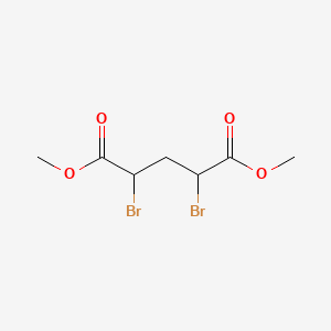 Chemical structure of Dimethyl 2,4-dibromopentanedioate