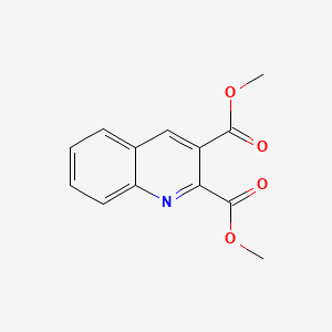Chemical structure of Dimethyl 2,3-Quinolinedicarboxylate
