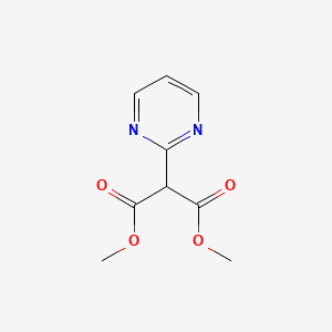 Chemical structure of Dimethyl 2-(2-pyrimidyl)malonate
