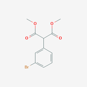 Chemical structure of Dimethyl 2-(3-Bromophenyl)malonate
