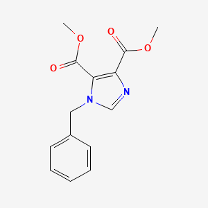 Chemical structure of Dimethyl 1-benzyl-1H-imidazole-4,5-dicarboxylate