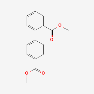 Chemical structure of Dimethyl [1,1'-biphenyl]-2,4'-dicarboxylate