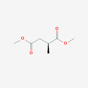 Chemical structure of (S)-Dimethyl 2-methylsuccinate