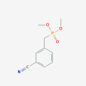 Chemical structure of Dimethyl (3-cyanobenzyl)phosphonate