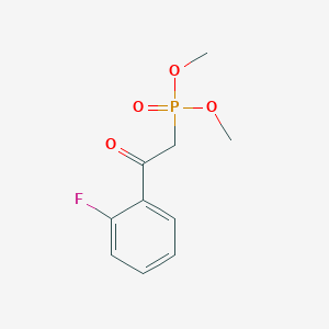 Chemical structure of Dimethyl (2-(2-Fluorophenyl)-2-Oxoethyl)Phosphonate