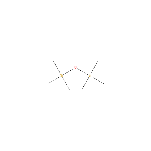 Chemical structure of Dimethicone