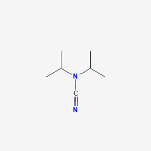 Chemical structure of Diisopropylcyanamide