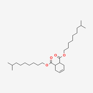 Chemical structure of Diisodecyl 4-Cyclohexene-1,2-dicarboxylate