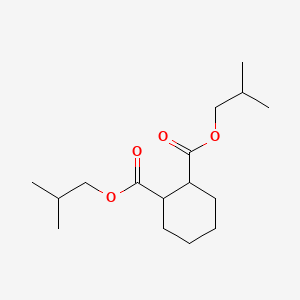 Chemical structure of Diisobutyl cyclohexane-1,2-dicarboxylate