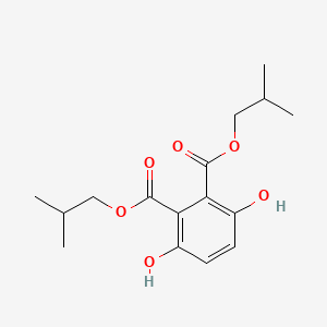 Chemical structure of Diisobutyl 3,6-dihydroxyphthalate