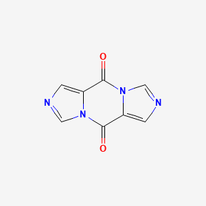 Chemical structure of Diimidazo[1,5-a:1',5'-d]pyrazine-5,10-dione