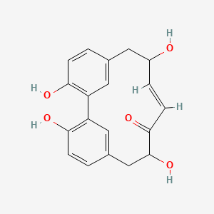 Chemical structure of Dihydroxyalnusone