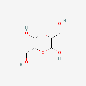 Chemical structure of Dihydroxyacetonedimer
