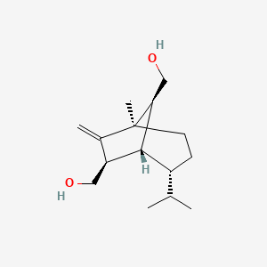 Chemical structure of Dihydroprehelminthosporol