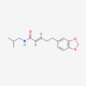 Chemical structure of 4,5-Dihydropiperlonguminine