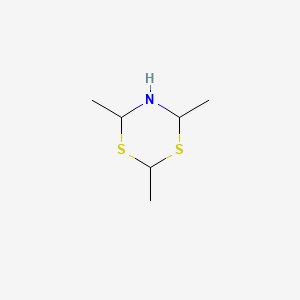 Chemical structure of Dihydro-2,4,6-trimethyl-4H-1,3,5-dithiazine