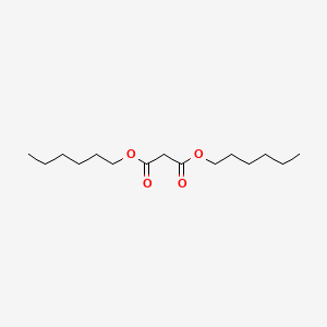 Chemical structure of Dihexyl Malonate