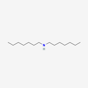 Chemical structure of Diheptylamine