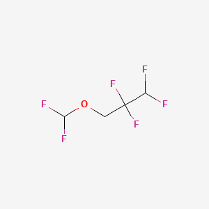 Chemical structure of Difluoromethyl 2,2,3,3-Tetrafluoropropyl Ether