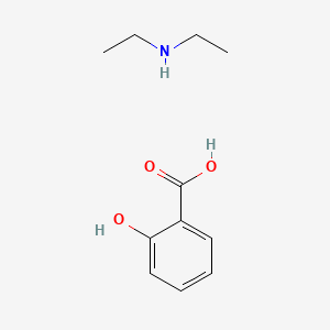 Chemical structure of Diethylamine Salicylate