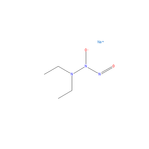 Chemical structure of Diethylamine NONOate sodium salt hydrate