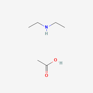 Chemical structure of Diethylamine Acetate