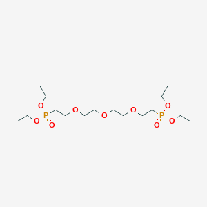 Chemical structure of PEG3-bis-(ethyl phosphonate)
