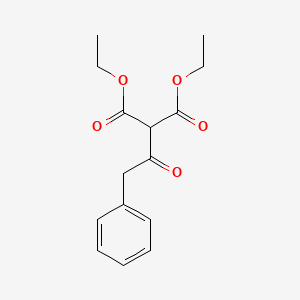 Chemical structure of Diethyl(phenylacetyl)malonate