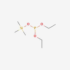 Chemical structure of Diethyl Trimethylsilyl Phosphite