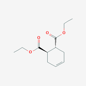 Chemical structure of Diethyl trans-4-Cyclohexene-1,2-dicarboxylate