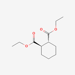 Chemical structure of Diethyl trans-1,2-Cyclohexanedicarboxylate