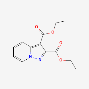 Chemical structure of Diethyl Pyrazolo[1,5-a]pyridine-2,3-dicarboxylate