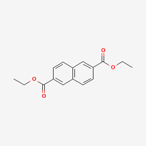 Chemical structure of Diethyl naphthalene-2,6-dicarboxylate