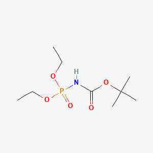 Chemical structure of Diethyl N-(tert-Butoxycarbonyl)phosphoramidate