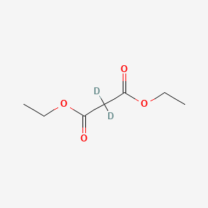 Chemical structure of Diethyl malonate-d2