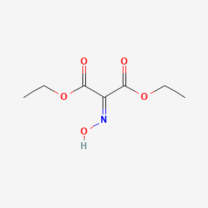 Chemical structure of Diethyl Isonitrosomalonate