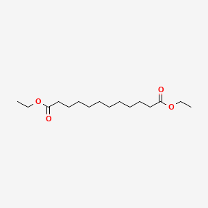 Chemical structure of Diethyl Dodecanedioate