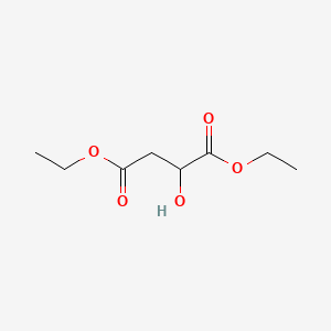 Chemical structure of Diethyl malate