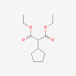 Chemical structure of Diethyl Cyclopentylmalonate