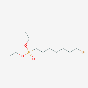 Chemical structure of Diethyl 7-bromoheptylphosphonate