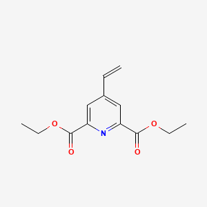 Chemical structure of Diethyl 4-vinylpyridine-2,6-dicarboxylate