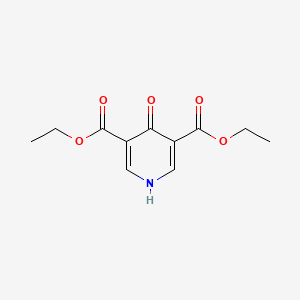 Chemical structure of Diethyl 4-oxo-1,4-dihydropyridine-3,5-dicarboxylate