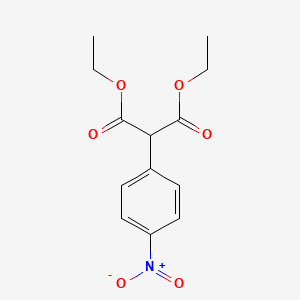 Chemical structure of DIETHYL 4-NITROPHENYL MALONATE