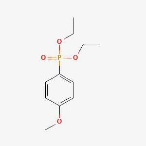 Chemical structure of Diethyl 4-Methoxyphenylphosphonate
